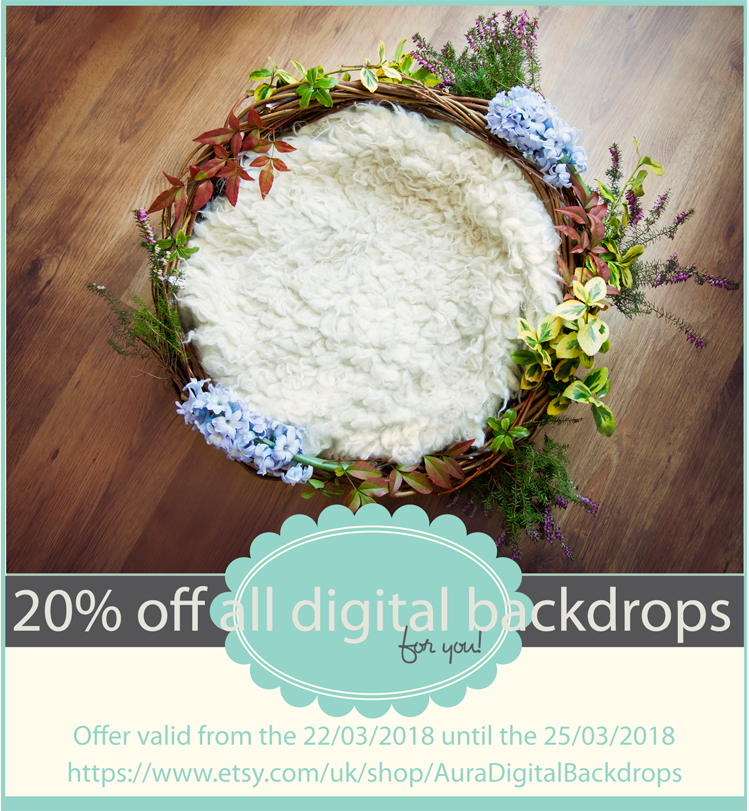 Digital Backdrop Easter Sale